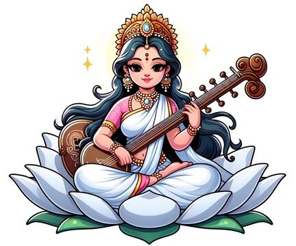 Saraswati AI mascot